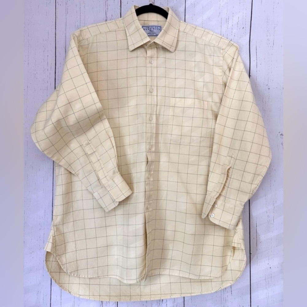 Charles Tyrwhitt Classic Men’s Shirt Fist Dress 16 1/2 34 inch. / 42-86 cm
